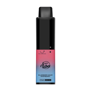 Blueberry Sour Raspberry Twist Disposable Vape by Happy Vibes